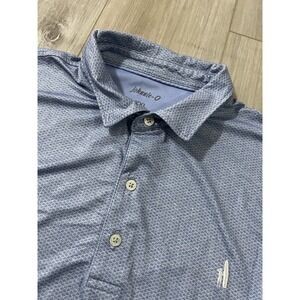 JOHNNIE-O MILLWALL PREP-FORMANCE JERSEY POLO SHIRT Plum Crazy Sz XXL AOP